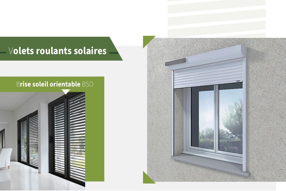 volets roulants solaires, brise soleil